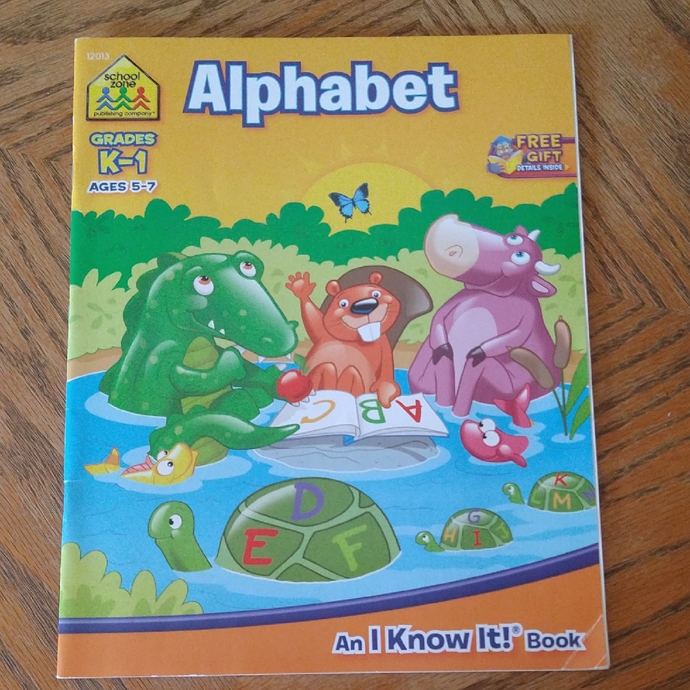 🦋4/$10🦋 Alphabet Workbook - New